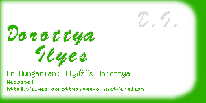 dorottya ilyes business card